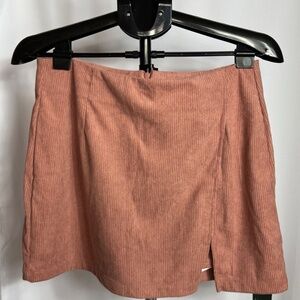Halara High Waisted Corduroy Mini Skort – Pink – Size Large – NWT